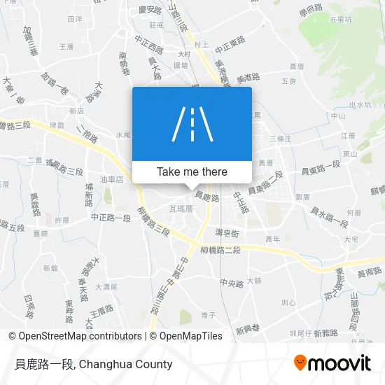 員鹿路一段 map