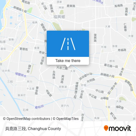 員鹿路三段 map