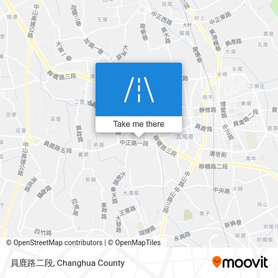 員鹿路二段 map