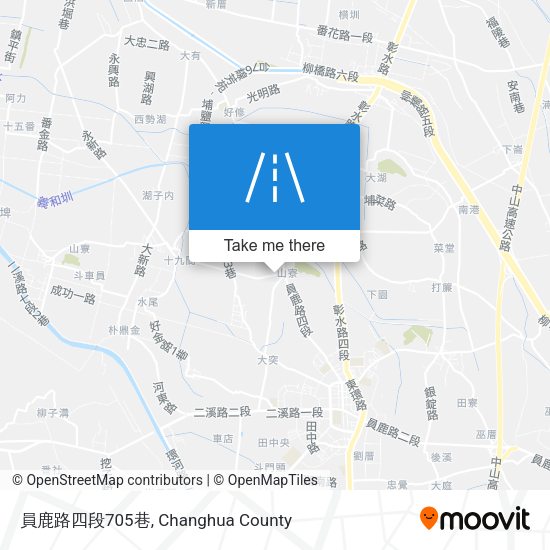 員鹿路四段705巷地圖