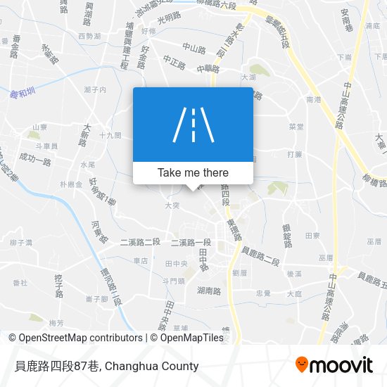 員鹿路四段87巷地圖