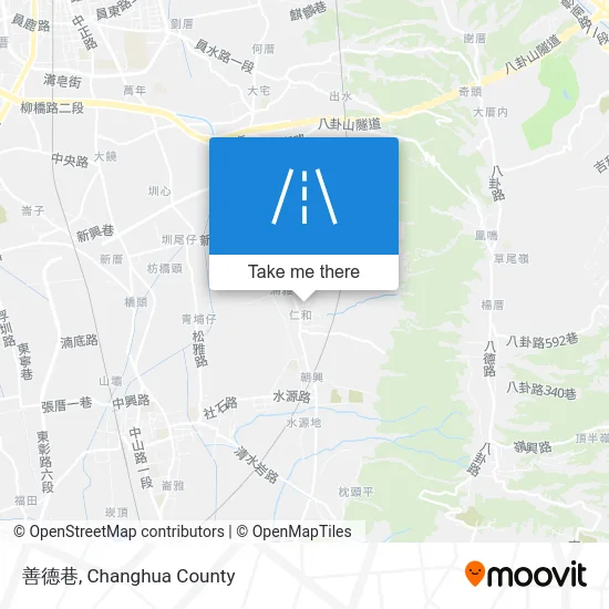 善德巷 map