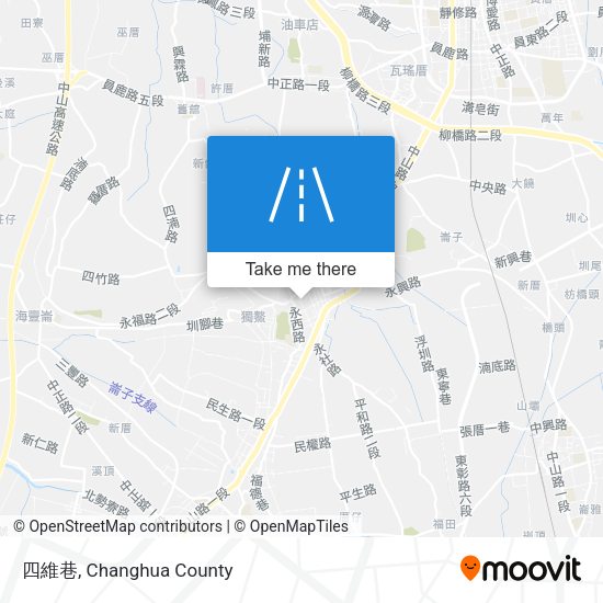 四維巷地圖