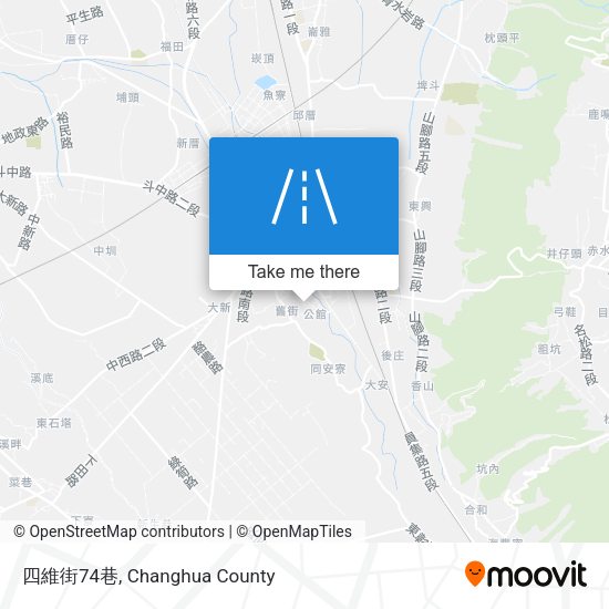 四維街74巷 map