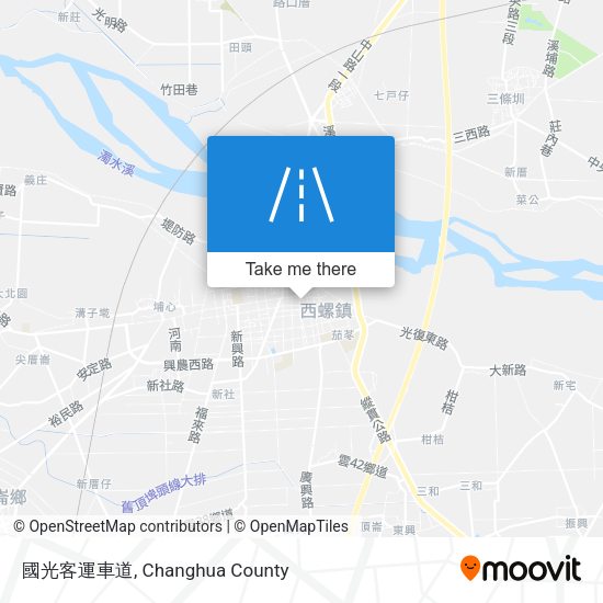 國光客運車道地圖
