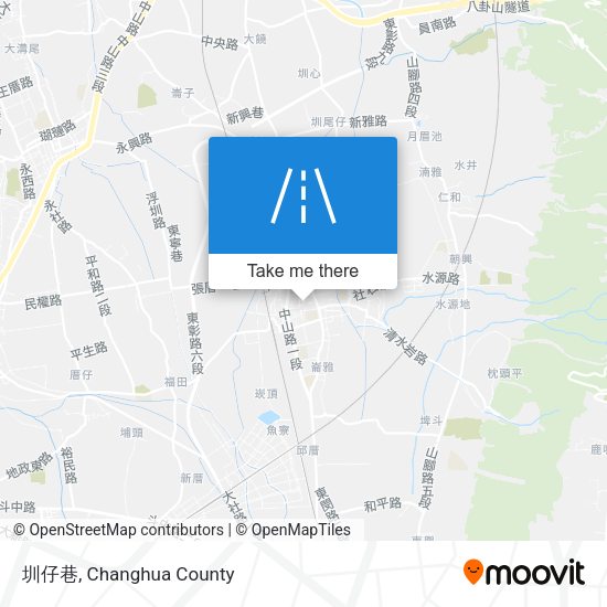 圳仔巷地圖