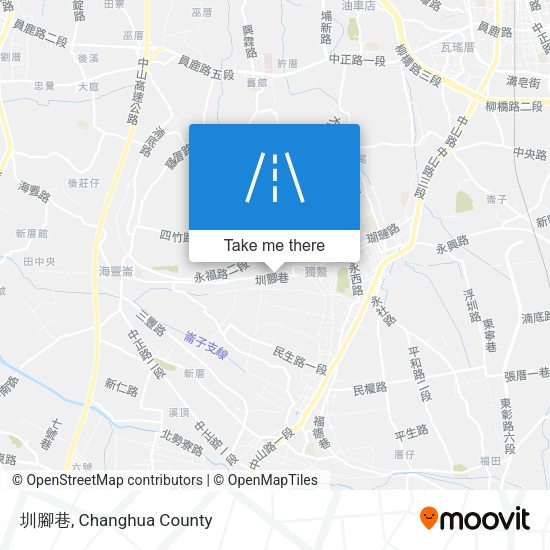 圳腳巷地圖