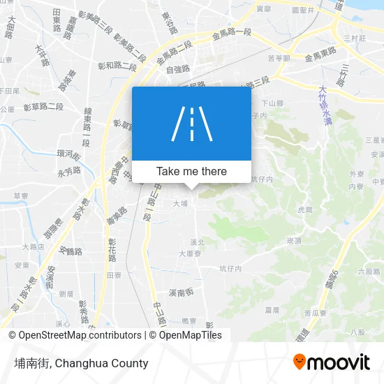 埔南街 map