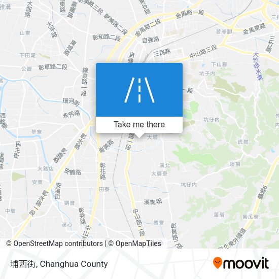 埔西街地圖