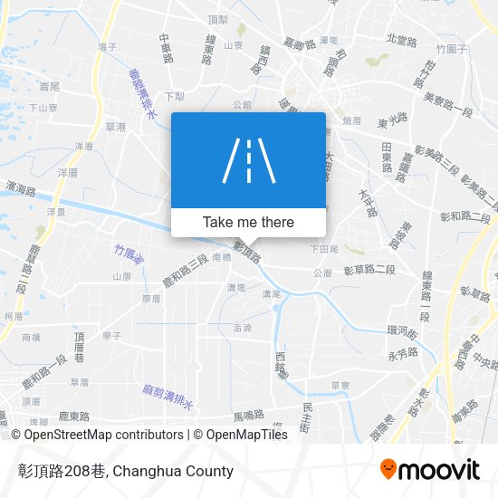 彰頂路208巷 map