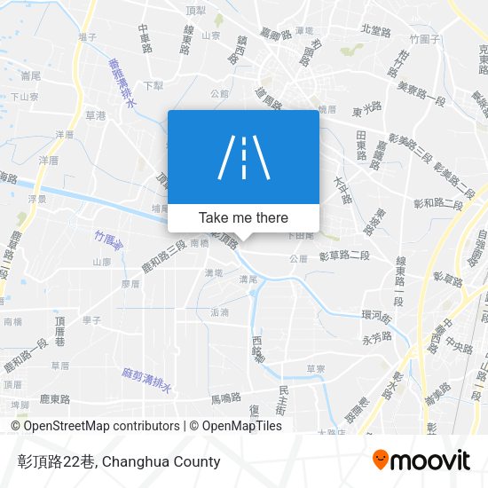 彰頂路22巷地圖