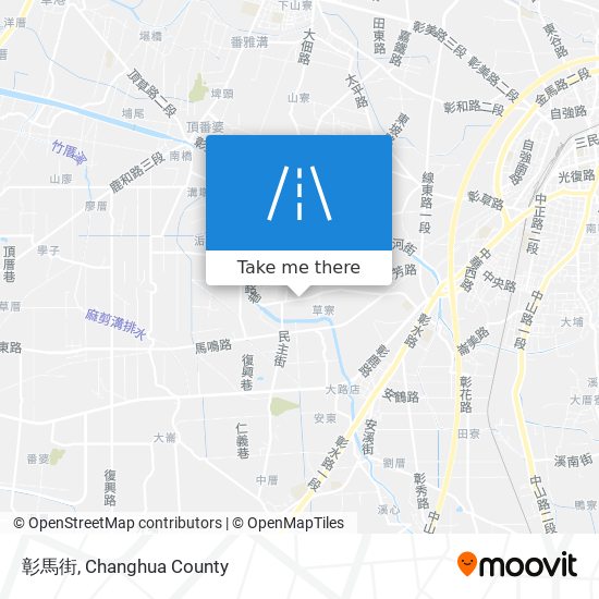 彰馬街 map