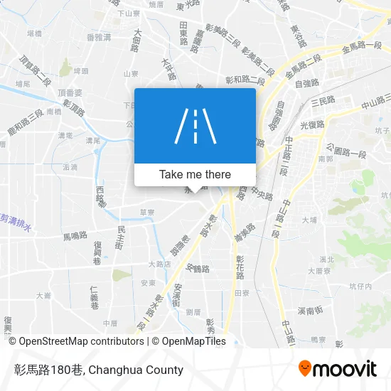彰馬路180巷 map
