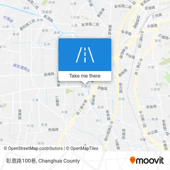 彰鹿路100巷 map