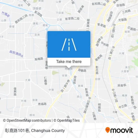 彰鹿路101巷 map