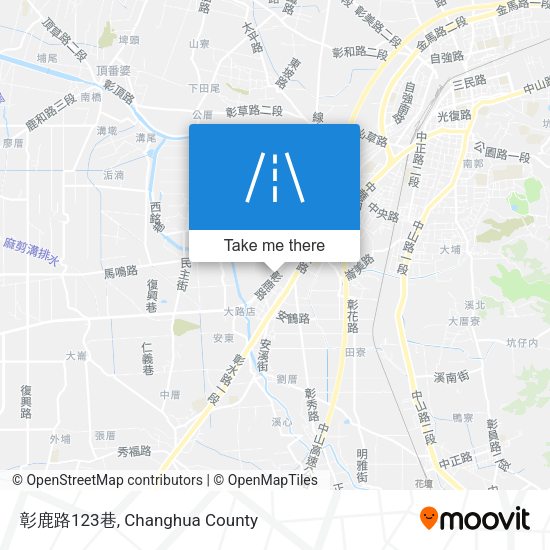 彰鹿路123巷 map