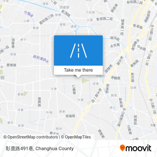 彰鹿路491巷 map