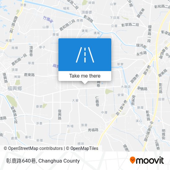 彰鹿路640巷 map