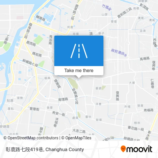 彰鹿路七段419巷 map