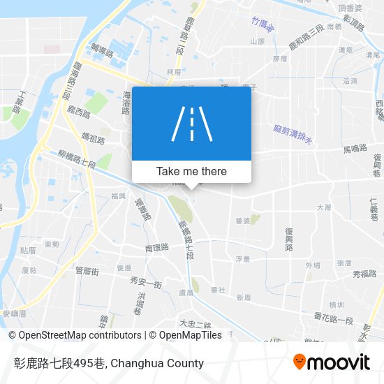 彰鹿路七段495巷地圖