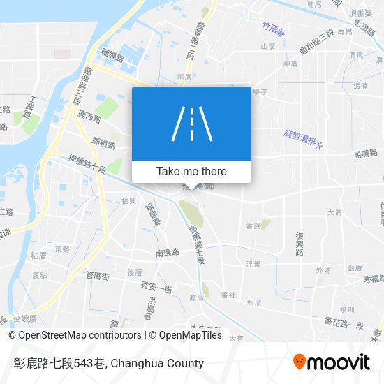 彰鹿路七段543巷地圖