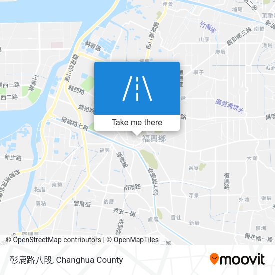 彰鹿路八段 map