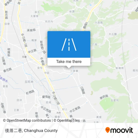後厝二巷 map