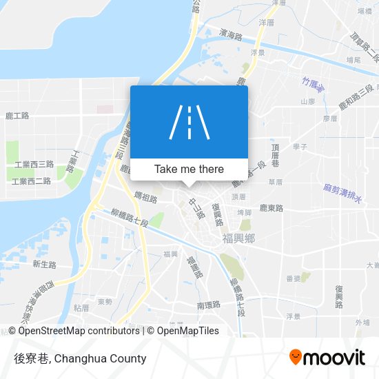 後寮巷地圖