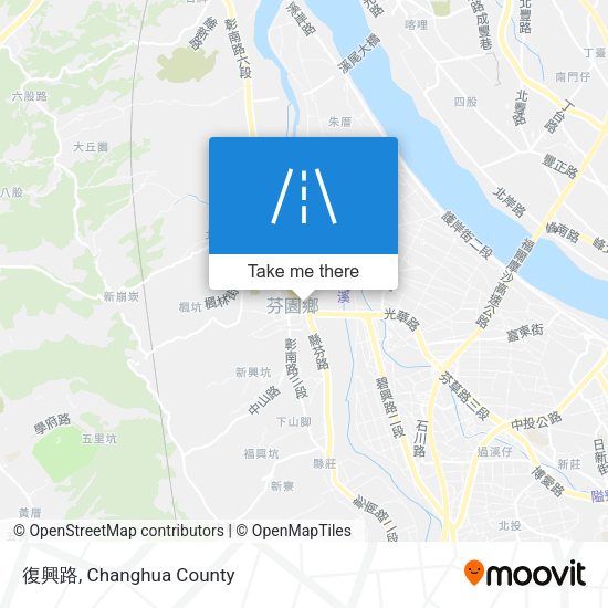 復興路地圖