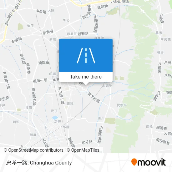 忠孝一路 map