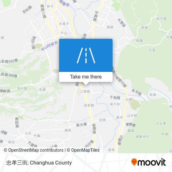 忠孝三街地圖