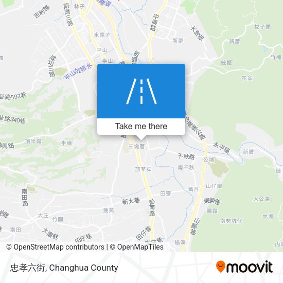 忠孝六街地圖