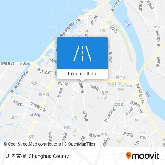 忠孝東街 map