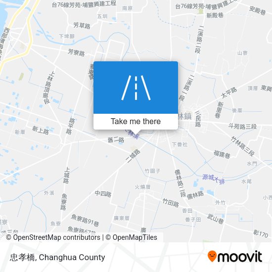 忠孝橋 map