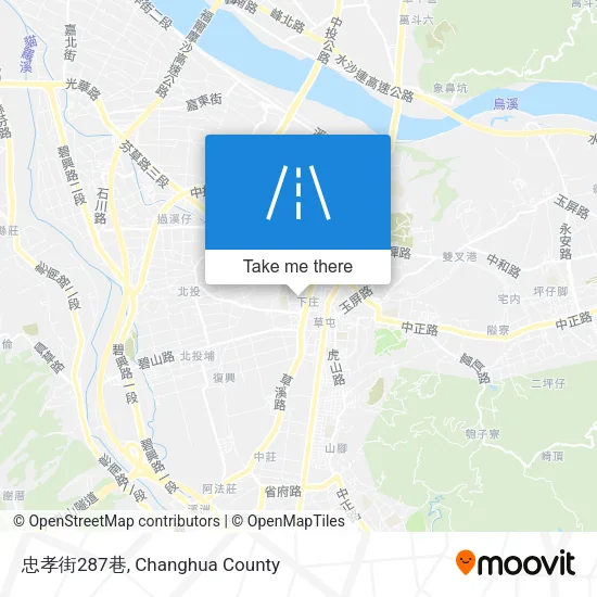 忠孝街287巷 map