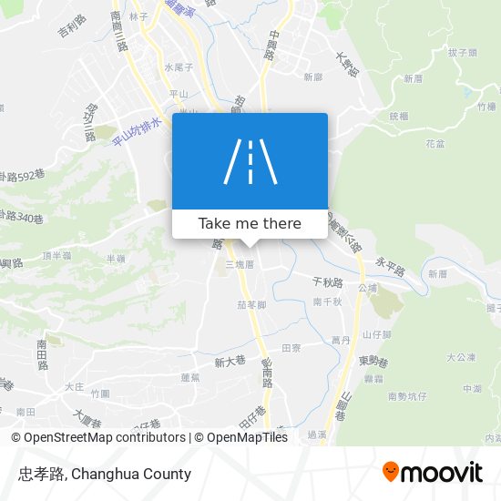 忠孝路 map