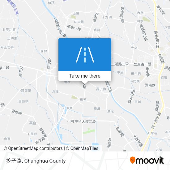 挖子路地圖