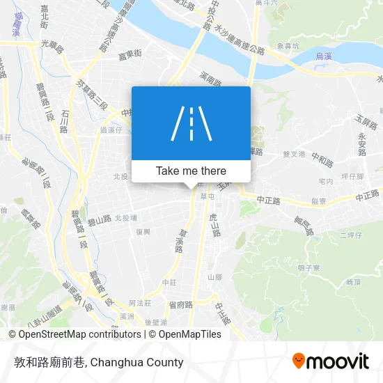 敦和路廟前巷地圖