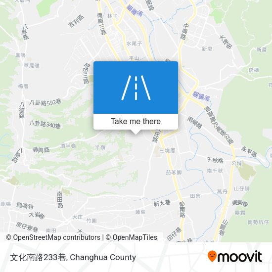 文化南路233巷地圖