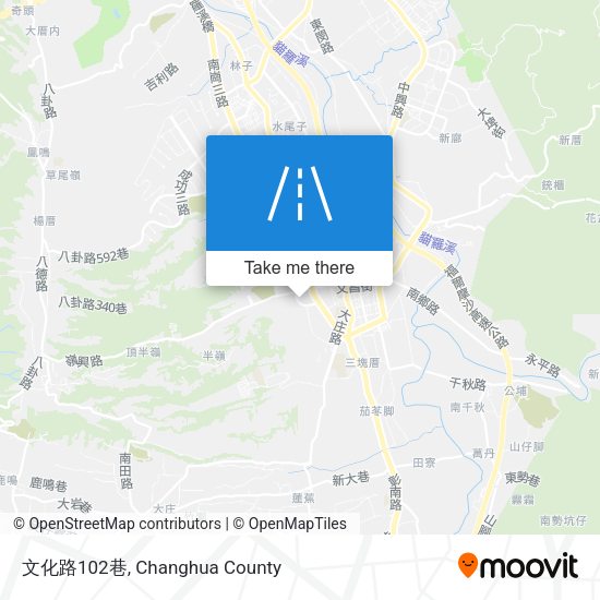 文化路102巷地圖