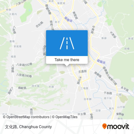 文化路地圖