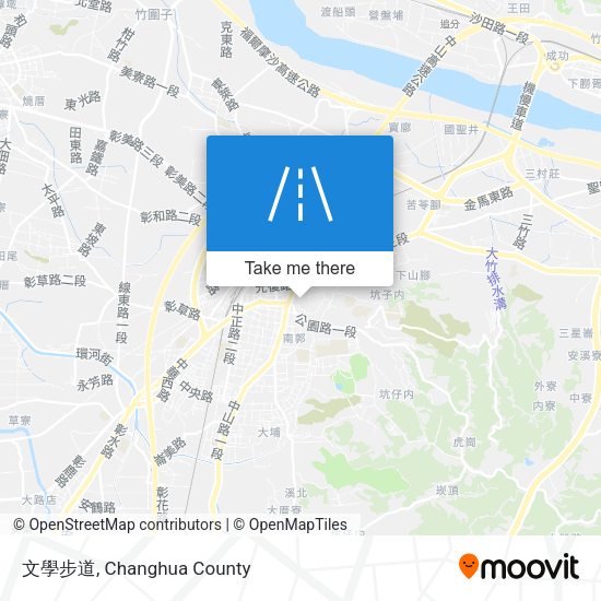 文學步道地圖