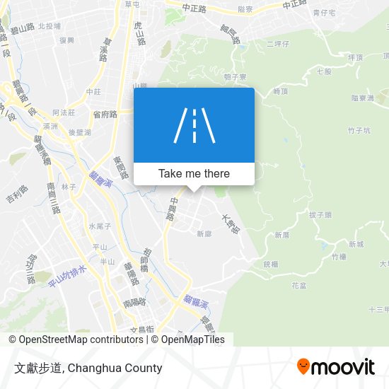 文獻步道地圖