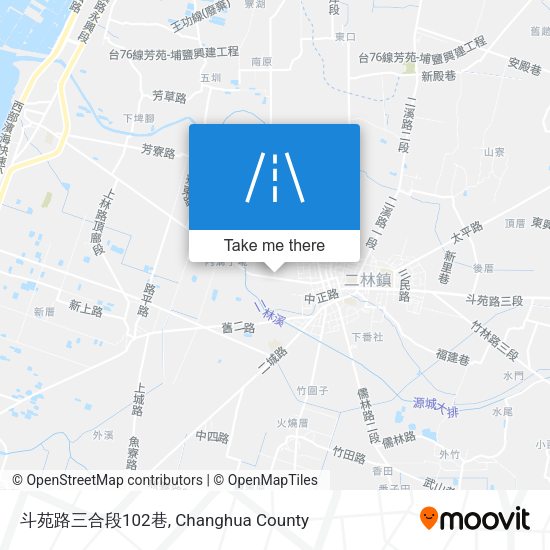 斗苑路三合段102巷地圖