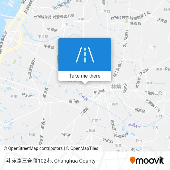 斗苑路三合段102巷地圖