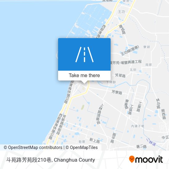 斗苑路芳苑段210巷地圖
