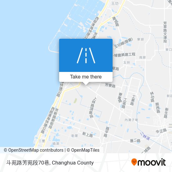 斗苑路芳苑段70巷地圖