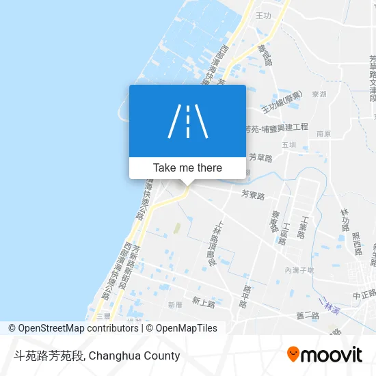 斗苑路芳苑段地圖