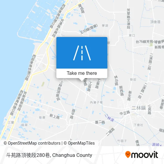 斗苑路頂後段280巷 map