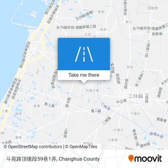 斗苑路頂後段59巷1弄地圖